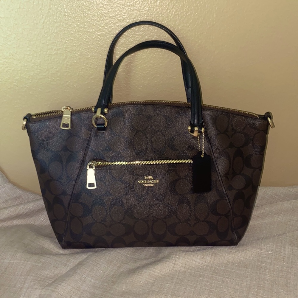 Coach Prairie Satchel in Signature Canvas